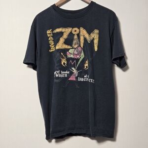 Vintage Invader Zim Shirt Mens Large Nickelodeon Cartoon Promo Y2K Early 2000s